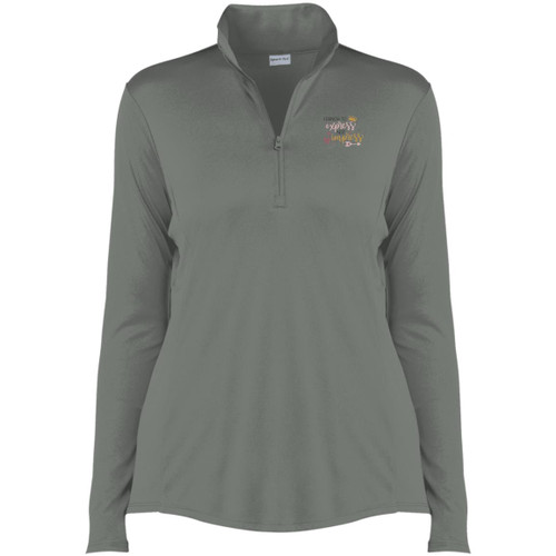 I Dance To Express, Not To Impress Women's Quarter Zip Pullover