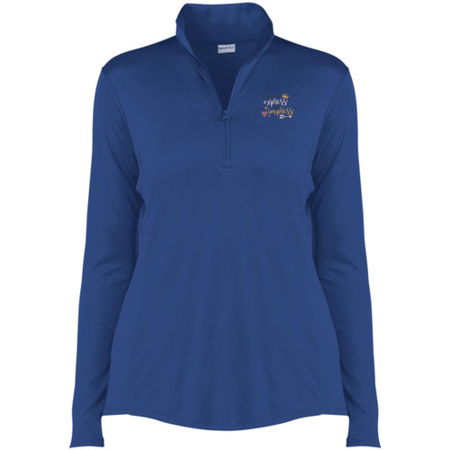 I Dance To Express, Not To Impress Women's Quarter Zip Pullover