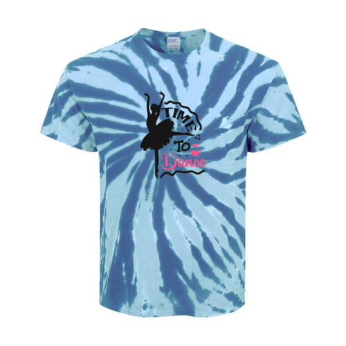 time to dance Youth Tie-Dye Tee