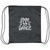 Love To Dance White Drawstring Cinch Bag