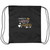 I Dance To express not Impress white Drawstring Cinch Bag