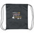 I Dance To express not Impress white Drawstring Cinch Bag