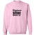 Difference Maker #Teacher Life Crewneck Pullover Sweatshirt