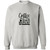 Coffee Teach repeat Crewneck Pullover Sweatshirt