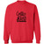 Coffee Teach repeat Crewneck Pullover Sweatshirt