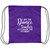 I am The dance teacher white Drawstring Cinch Bag