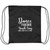 Dance teacher touch lives white Drawstring Cinch Bag
