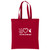 Peace love dance white Cotton Tote