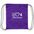 Peace love dance white Drawstring Cinch Bag