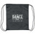 Dance Bro all day every day white Drawstring Cinch Bag