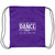 Dance Bro all day every day white Drawstring Cinch Bag