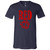 RED Design 6 Short Sleeve V-Neck T-Shirt