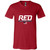 RED Design 2 Short Sleeve V-Neck T-Shirt
