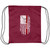 RED Design 3 Drawstring Cinch Bag