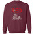 RED Design 9 Crewneck Pullover Sweatshirt