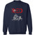 RED Design 9 Crewneck Pullover Sweatshirt
