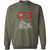 RED Design 9 Crewneck Pullover Sweatshirt