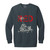 RED Design 9 Garment-Dyed Adult Crewneck Sweatshirt