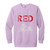RED Design 9 Garment-Dyed Adult Crewneck Sweatshirt
