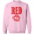 RED Design 6 Crewneck Pullover Sweatshirt