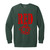 RED Design 6 Garment-Dyed Adult Crewneck Sweatshirt