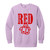 RED Design 6 Garment-Dyed Adult Crewneck Sweatshirt