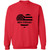 RED Design 5 Crewneck Pullover Sweatshirt