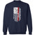RED Design 3 Crewneck Pullover Sweatshirt
