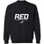 RED Design 2 Crewneck Pullover Sweatshirt