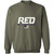 RED Design 2 Crewneck Pullover Sweatshirt