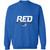 RED Design 2 Crewneck Pullover Sweatshirt
