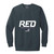 RED Design 2 Garment-Dyed Adult Crewneck Sweatshirt