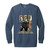 RED Design 1 Garment-Dyed Adult Crewneck Sweatshirt