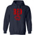 RED Design 6 Pullover Hoodie