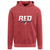 RED Design 2 Garment-Dyed Adult Hoodie