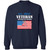 Army Vet Design 3 Crewneck Pullover Sweatshirt