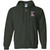 Air Force Design 4 Zip Up Hooded Sweatshirt