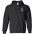 Air Force Design 4 Zip Up Hooded Sweatshirt