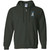 Air Force Design 3 Zip Up Hooded Sweatshirt