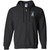 Air Force Design 3 Zip Up Hooded Sweatshirt