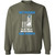 Air Force Design 3 Crewneck Pullover Sweatshirt
