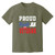 Proud female vet Heavyweight Garment-Dyed T-Shirt