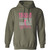 Female Veteran With 3 Sides Pullover Hoodie