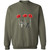 Never Forget Red poppies Crewneck Pullover Sweatshirt