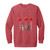 Never Forget Red poppies Garment-Dyed Adult Crewneck Sweatshirt