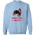 Running The World Crewneck Pullover Sweatshirt