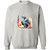 Vet Water Color Design 2 Crewneck Pullover Sweatshirt