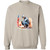 Vet Water Color Design 2 Crewneck Pullover Sweatshirt