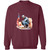 Vet Water Color Design 2 Crewneck Pullover Sweatshirt