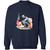 Vet Water Color Design 2 Crewneck Pullover Sweatshirt